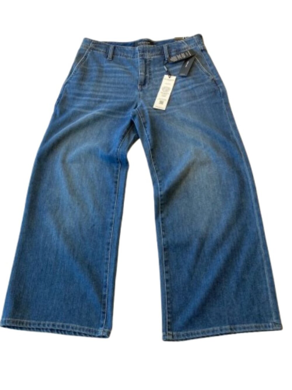 Liverpool Los Angeles Weekender Wide Leg Jeans Womens 6 PETITE Walnut Creek NWT